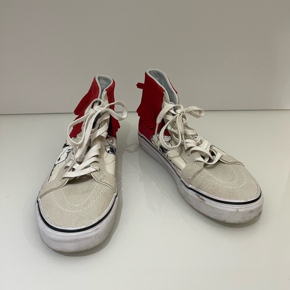 Vans Snoopy Dog High Tops Fringe - Picture 2 of 10